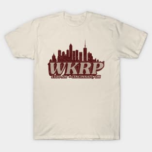 wkrp - city skyline retro T-Shirt